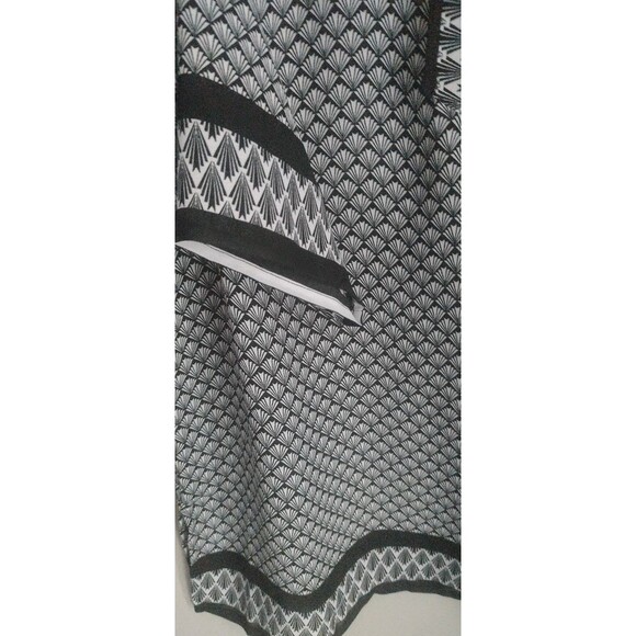 Violet & Claire Stitch Fix Retro Fan Print Blouse Top Tunic - Picture 4 of 9